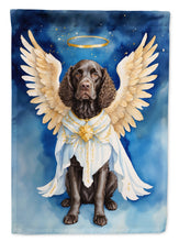 Load image into Gallery viewer, American Water Spaniel My Angel Garden Flag – Memorial or Christmas Dog Angel Decor