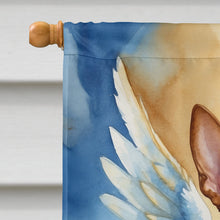 Load image into Gallery viewer, Basenji My Angel House Flag