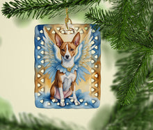 Load image into Gallery viewer, Basenji My Angel Porcelain Ornament