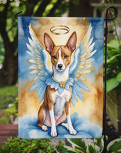 Load image into Gallery viewer, Basenji My Angel Garden Flag – Memorial or Christmas Dog Angel Decor