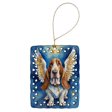 Load image into Gallery viewer, Basset Hound My Angel Porcelain Ornament
