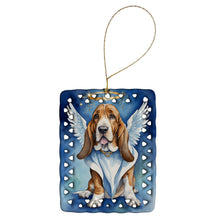Load image into Gallery viewer, Basset Hound My Angel Porcelain Ornament