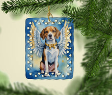 Load image into Gallery viewer, Beagle My Angel Porcelain Ornament