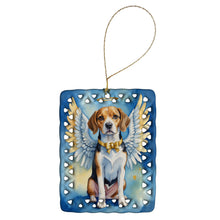 Load image into Gallery viewer, Beagle My Angel Porcelain Ornament