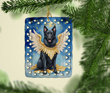 Load image into Gallery viewer, Belgian Sheepdog My Angel Porcelain Ornament