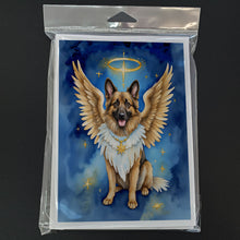 Load image into Gallery viewer, Belgian Tervuren My Angel Greeting Cards - Blank Note Cards – 8-Pack of Artist-Designed Cards with Envelopes