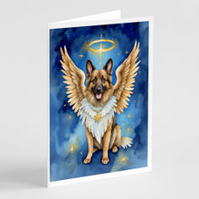 Load image into Gallery viewer, Belgian Tervuren My Angel Greeting Cards - Blank Note Cards – 8-Pack of Artist-Designed Cards with Envelopes