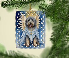 Load image into Gallery viewer, Bergamasco Sheepdog My Angel Porcelain Ornament