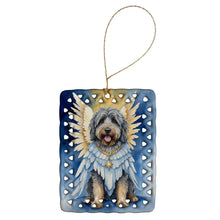 Load image into Gallery viewer, Bergamasco Sheepdog My Angel Porcelain Ornament