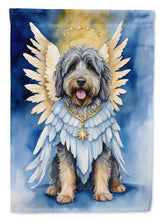 Load image into Gallery viewer, Bergamasco Sheepdog My Angel Garden Flag – Memorial or Christmas Dog Angel Decor