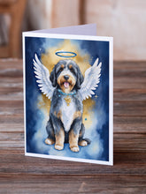 Load image into Gallery viewer, Bernedoodle My Angel Greeting Cards - Blank Note Cards – 8-Pack of Artist-Designed Cards with Envelopes