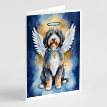 Load image into Gallery viewer, Bernedoodle My Angel Greeting Cards - Blank Note Cards – 8-Pack of Artist-Designed Cards with Envelopes