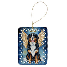 Load image into Gallery viewer, Bernese Mountain Dog My Angel Porcelain Ornament