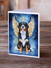 Load image into Gallery viewer, Bernese Mountain Dog My Angel Greeting Cards - Blank Note Cards – 8-Pack of Artist-Designed Cards with Envelopes