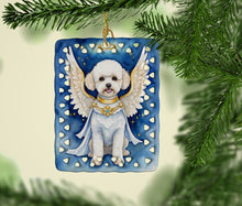 Load image into Gallery viewer, Bichon Frise My Angel Porcelain Ornament