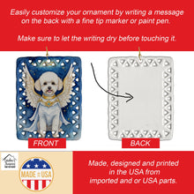 Load image into Gallery viewer, Bichon Frise My Angel Porcelain Ornament