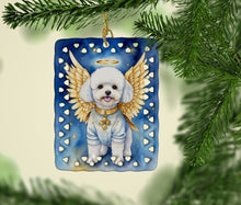 Load image into Gallery viewer, Bichon Frise My Angel Porcelain Ornament
