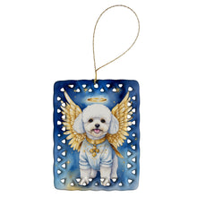 Load image into Gallery viewer, Bichon Frise My Angel Porcelain Ornament