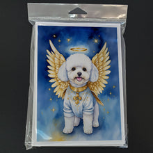 Load image into Gallery viewer, Bichon Frise My Angel Greeting Cards - Blank Note Cards – 8-Pack of Artist-Designed Cards with Envelopes