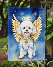 Load image into Gallery viewer, Bichon Frise My Angel Garden Flag – Memorial or Christmas Dog Angel Decor