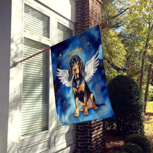 Load image into Gallery viewer, Black and Tan Coonhound My Angel House Flag
