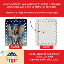 Load image into Gallery viewer, Bloodhound My Angel Porcelain Ornament