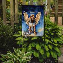 Load image into Gallery viewer, Bloodhound My Angel Garden Flag – Memorial or Christmas Dog Angel Decor