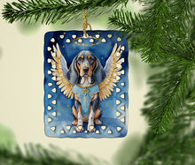 Load image into Gallery viewer, Bluetick Coonhound My Angel Porcelain Ornament