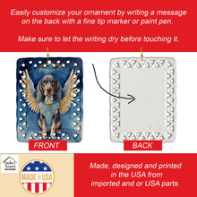 Load image into Gallery viewer, Bluetick Coonhound My Angel Porcelain Ornament