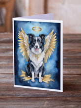 Load image into Gallery viewer, Border Collie My Angel Greeting Cards - Blank Note Cards – 8-Pack of Artist-Designed Cards with Envelopes