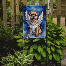 Load image into Gallery viewer, Border Terrier My Angel Garden Flag – Memorial or Christmas Dog Angel Decor