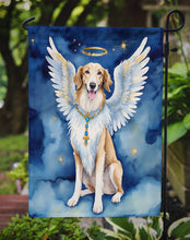 Load image into Gallery viewer, Borzoi My Angel Garden Flag – Memorial or Christmas Dog Angel Decor