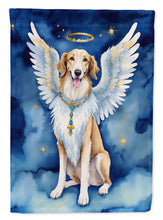Load image into Gallery viewer, Borzoi My Angel Garden Flag – Memorial or Christmas Dog Angel Decor