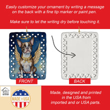 Load image into Gallery viewer, Boston Terrier My Angel Porcelain Ornament