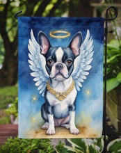 Load image into Gallery viewer, Boston Terrier My Angel Garden Flag – Memorial or Christmas Dog Angel Decor