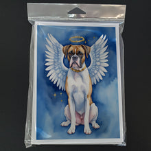 Load image into Gallery viewer, Boxer My Angel Greeting Cards - Blank Note Cards – 8-Pack of Artist-Designed Cards with Envelopes
