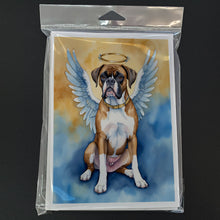 Load image into Gallery viewer, Boxer My Angel Greeting Cards - Blank Note Cards – 8-Pack of Artist-Designed Cards with Envelopes