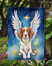 Load image into Gallery viewer, Brittany Spaniel My Angel Garden Flag – Memorial or Christmas Dog Angel Decor