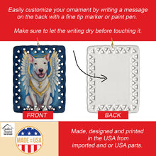 Load image into Gallery viewer, Bull Terrier My Angel Porcelain Ornament