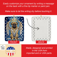 Load image into Gallery viewer, Bullmastiff My Angel Porcelain Ornament