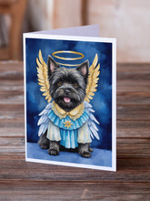 Load image into Gallery viewer, Cairn Terrier My Angel Greeting Cards - Blank Note Cards – 8-Pack of Artist-Designed Cards with Envelopes