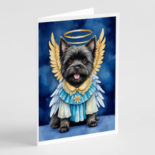 Load image into Gallery viewer, Cairn Terrier My Angel Greeting Cards - Blank Note Cards – 8-Pack of Artist-Designed Cards with Envelopes