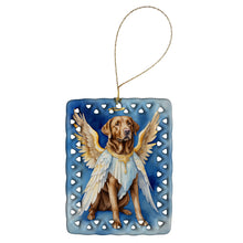Load image into Gallery viewer, Chesapeake Bay Retriever My Angel Porcelain Ornament
