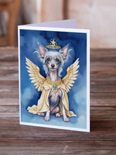 Load image into Gallery viewer, Chinese Crested My Angel Greeting Cards - Blank Note Cards – 8-Pack of Artist-Designed Cards with Envelopes