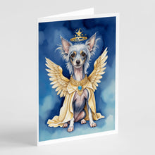 Load image into Gallery viewer, Chinese Crested My Angel Greeting Cards - Blank Note Cards – 8-Pack of Artist-Designed Cards with Envelopes