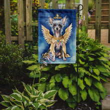 Load image into Gallery viewer, Chinese Crested My Angel Garden Flag – Memorial or Christmas Dog Angel Decor