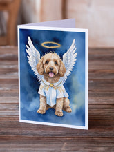 Load image into Gallery viewer, Cockapoo My Angel Greeting Cards - Blank Note Cards – 8-Pack of Artist-Designed Cards with Envelopes