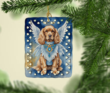 Load image into Gallery viewer, Cocker Spaniel My Angel Porcelain Ornament