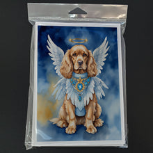 Load image into Gallery viewer, Cocker Spaniel My Angel Greeting Cards - Blank Note Cards – 8-Pack of Artist-Designed Cards with Envelopes
