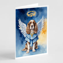 Load image into Gallery viewer, Cocker Spaniel My Angel Greeting Cards - Blank Note Cards – 8-Pack of Artist-Designed Cards with Envelopes